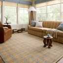 Loloi Chris Loves Julia Judy Collection JUD-04 Natural/Sky 2'-3" x 3'-9" Accent Rug
