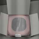 Cordless UV LED Nail Lamp, 80W Rechargeable Nail Dryer with 4 Timers, Atmosphere Light & Mirror Base, UV Light for All Gel Nails, Ideal for Training,Nail Art Practice,Home & Salon Use (Pink)