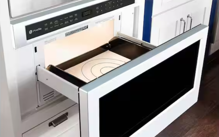 Profile 24 in. 1.2 cu. ft. Microwave Drawer Oven in Stainless Steel with Sensor Cook and Sensor Reheat (15.9375 H x 23.875 W. x 23.3125 D)