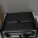 VEVOR 4-Step Dog Car Steps, Folding Dog Ramp with Nonslip Surface, Portable Pet Steps in Aluminum for Car, SUV and Truck, Supports up to 250 lbs