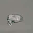 Flash Drive 64GB Crystal Transparent Rectangle Genuine Glass LED Light Waterproof USB Clear Thumb Stick Memory Storage Memoria Jump Pen Drive Unique Cool Fun Novelty Sweet Wedding Photography Gift (Black)