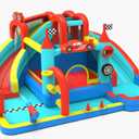 ELEMARA Speed Racer Inflatable Water Slide