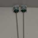 XLUX Long Probe Deep Use Soil Moisture Meter Sensor, Water Monitor Indicator, Hygrometer for Outdoor Indoor Large Pot Plants, Flower, Gardening, Farming, 2 Pack