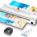Buyounger Laminator Machine, A3 Laminator Machine with 30 Laminating Sheets, 13 Inch Laminating Machine with Built-in Paper Cutter & Corner Rounder, Thermal and Cold 11X17 for Home School Office (White)