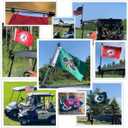 College Flags & Banners Co. North Carolina State Wolfpack Golf Cart Flag Pole and Holder Mounting Bracket