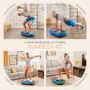 Lifepro Rumblex 4D Curved Vibration Plate Exercise Machine Triple Motor Vibrating Platform Machine with 7 Modes & 60 Speeds Full Body Vibration Plate for Lymphatic Drainage & at Home Workout