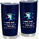 Birthday Gift For Dad - Father's Day Gifts from Daughter, Son, Kids - Husband Gift - Birthday Present Ideas For Father, New Papa, Bonus Father From Daughter, Son - 20 Oz Tumbler
