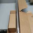 Ivilon Drapery Treatment Window Curtain Rod - Square Design 1 1/8 Rod. 28 to 48 Inch. Satin Nickel