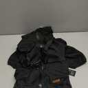 Dog Raincoat with Harness for Medium and Large Dogs, Adjustable Waterproof Dog Rain Jacket,Reflective Rainproof Puppy 4 Legs Raincoat-Grey,XL