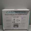 CASABREWS 3700 Essential Espresso Machine 20 Bar, Stainless Steel Cappuccino & Latte Machine with Steam Frother for Home, 43.9oz Water Tank, Coffee Gift for Women & Men, Silver