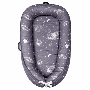 Baby Lounger, 100% Breathable Infant Lounger,  Dark Grey, 0-12 Months