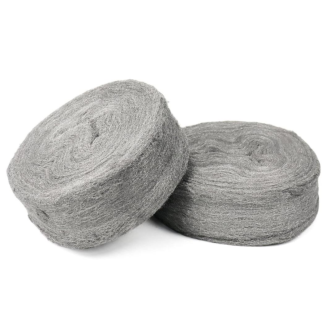 Stainless Steel Wool, 60FT Steel Wool Fill Fabric Roll, Gap Blocker Coarse Wire Hardware Cloth DIY Kit for Holes, Wall, Garden, Kitchen, Pipeline in Garage