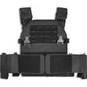 ACE TAC LPPC V.2 Tactical Vest, Low-Profile Vest, Modular, Placard Compatible, Made from 1000D Nylon Laminates Multicam (Black)