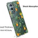 3 x Unov Case Compatible with OnePlus 9 Pro 5G Clear with Design Soft TPU Shock Absorption Slim Embossed Pattern Protective Back Cover OnePlus 9 Pro 5G Case 6.7 inch (Citrus Flavors)