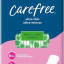 Carefree Ultra Thin Pads for Women, Super/Long Pads Without Wings, 84ct (3 Packs of 28ct) | Carefree Feminine Care, Period Care & Postpartum | 84ct (3 Packs of 28ct)