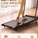 Under Desk Treadmill with Incline, Portable Walking Pad with Handlebar
3-in-1 Mini Treadmill, 2.5HP Low-Noise Motor, Remote Control, 270 lbs Weight Capacity, for Home and Office