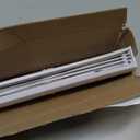 Cordless Light Filtering Mini Blind - 30 Inch Width, 72 Inch Length, 1" Slat Size - Pearl White - Cordless GII Morningstar Horizontal Windows Blinds for Interior by Achim Home Decor