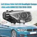 Left LED Headlight Fits for BMW F32 F36 2018-2020 Non-AFS