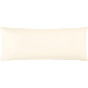 EVOLIVE Ultra Soft Microfiber Body Pillow Cover/Pillowcases 21"x54" with Hidden Zipper Closure (Ivory, 21"x54" Body Pillow Cover)