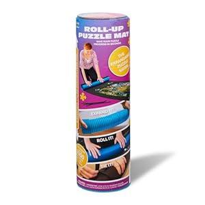 Buffalo Games  Rollup Puzzle Mat  Jumbo Size for up to 2000 Piece Puzzles  Easy Storage and Clean Up  Expanding Tube for Roling  Save Your Jigsaw Puzzle