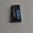 Braun Electric Series 3 Razor with Precision Trimmer, Rechargeable, Wet & Dry Foil Shaver for Men, Blue/Black, 4 Piece