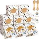 48 Sets Graduation Cookie Boxes with Window 4x4x2.5 Inches Grad Treat Boxes Black Gold Class of 2026 Gift Packaging for Bakery Cupcakes Candy Donut Cookies Dessert