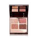 Charlotte Tilbury Luxury Palette Eyeshadow - Shimmer, Metallic & Satin Matte Eyeshadow Quad with a Rich Powder Formula - Includes 4 Complementary Shades (Pillow Talk - nude pink)