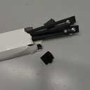 12 Pcs Metal Adjustable File Cabinet Rails Set Include 8 Hanging File Rail Clips 4 Cabinet Dividers Bars Suitable for Cabinets with Drawer Thickness Less Than 1/8 Inch(Black,10-18 Inch)