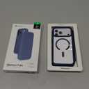 AMAZINGthing for iPhone 17 Pro Max [Titan Pro Case Grip Ring Set]. Designed for MagSafe Accessories, 12FT Drop Proof, Magnetic Phone Cover, Anti-Yellowing, Transparent, Blue