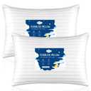 Toddler Pillow,13 x 18 Kid Pillows for Sleeping,Machine Washable Kids Pillow, Perfect for Travel,Toddlers Cot(Not Included Pillowcase) (13x18 Inch (Pack of 2), White Stripe Pillow Insert)