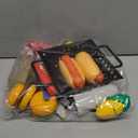 27 PCS Kids BBQ Grill Playset Backyard Barbecue Play Grill Toy Set for Toddlers, Play Food Sets for Kids Kitchen