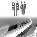 YOUTOOCAR Window Switch Panel Trim Covers Compatible with Kia EV6 2022-2026 Accessories (Wood Grain)