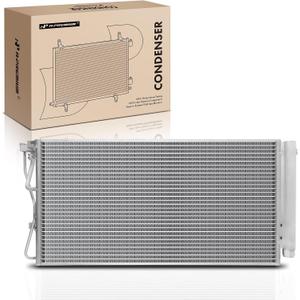 A-Premium Air Conditioning Condenser Compatible with Kia Rondo | for 2007-2010 Kia Rondo 2.4L 2.7L AC Condenser, Replace# 976061D100, Parallel Flow Aluminum Core, Stable Cooling & OE Fit
