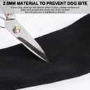Dog Recovery Sleeve - Front Leg Only, Cone Collar Alternative, 2.5mm Thick Waterproof Abrasion-Resistant Pet Leg Sleeve, Washable, Prevents Licking/Biting & Keeps Wounds Dry (Black, L)