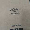 Warm Gold Curtain Rods for Windows 66 to 120 Adjustable Length Heavy Duty 1" Diameter Brass Window Curtain Rod with Solid Metal Finials for Outdoor Farmhouse Bedroom Kitchen Living Room