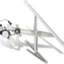 SCITOO Power Window Regulator With Motor For Ford For F-250 Super Duty | Fit 1999-2012 For Ford For F-250 Super Duty Front Right Passenger Side|2 Pins Motor|Replaces OE# 748-213|F81Z2523200BA