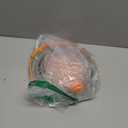 TANSAR Foldable Gel Ball Blaster Ammo Bucket, Portable Splatter Blaster Accessories, Gel Gun Ammo Container with Strainer, Large Capacity Tub for Holds 10,000 Gel Balls, for Ages 14+, Orange