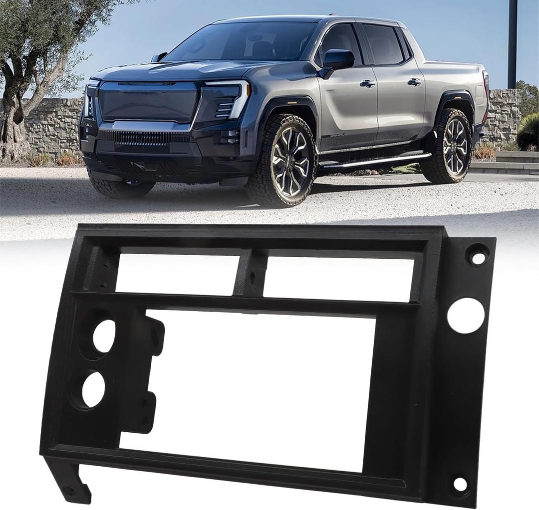 Double DIN Dash Kit for Chevy S10 Blazer, GMC S15 Jimmy, Syclone, Typhoon | Stereo Installation Kit, Car Stereo Trim Panel Cover, No-Cut Installation