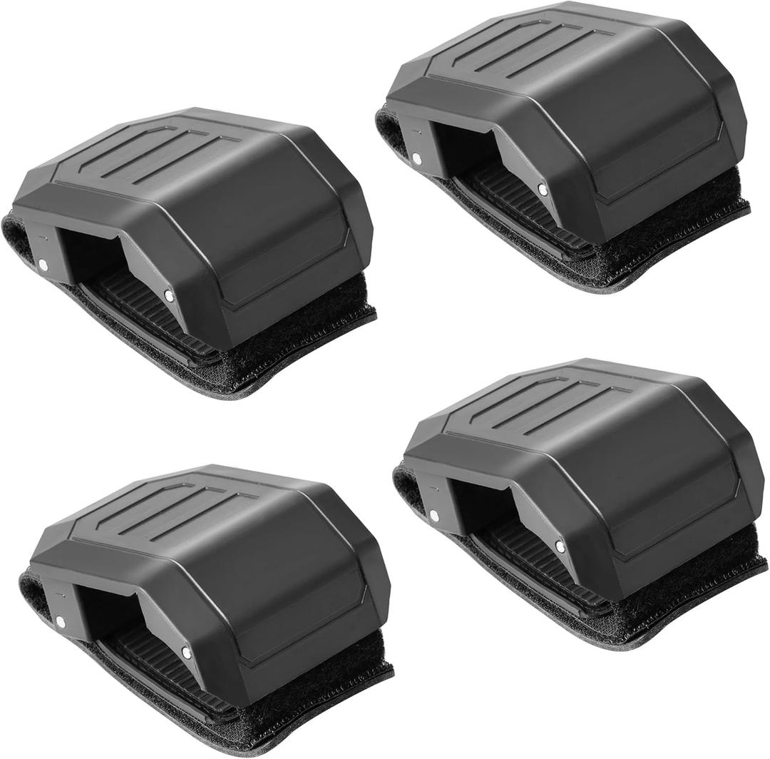 UTV Windshield Adjustable Mounting Clamp Kit Windshield Fixed Clamps Straps Compatible with Polaris Ranger RZR, Commander Defender X3 Maverick, Yamaha YXZ Viking Rhino, Kawasaki Mule Windshield Parts