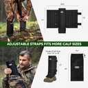 GearOZ Snake Gaiters Snake Chaps, Durable Lower Legs Snake Guards, Snake Bite Protective Gaiters, Anti-Snake Gaiters for Men/Women, Adjustable Size for Hunting/Hiking/Farm Working