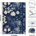 2 x 2026 Planner, Weekly and Monthly Planner for Women, January 2026 - December 2026, Hardcover 2026 Calendar Planner Book with Tabs, Inner Pocket, Spiral Bound, Perfect for Office Home School Supplies - A5 (6.3" x 8.5"), Rustic Bloom