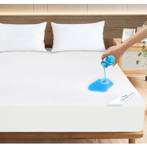 Full Size Mattress Protector Waterproof Mattress Topper Pad Cover Super Noiseless Soft & Breathable Mattress Protector Terry for Pets Kids Adults 54" x 75" Fitted Bed Sheets