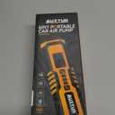 Cordless Tire Inflator for Car with 3 Light Modes and Automotive Power Cords, Electric Air Pump(Type-C) (150PSI)(6000mah Battery), Digital Air Compressor for Motorcycle, Bike, Truck and Ball