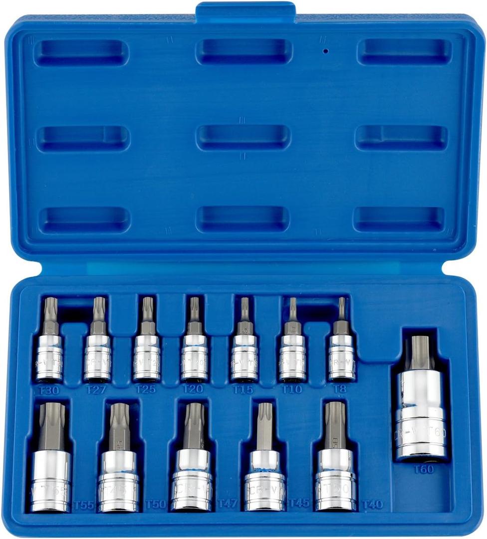 13 Pc Neiko Torx Bit Socket Set
