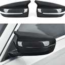 Car Rearview Mirror Cover Trim Carbon Style ABS Decal Sticker fits for BMW G20 G21 G22 G23 G26 G30 G31 G42 G11 G12 G14 G15 G16 Accessories - M Series NOT FIT
