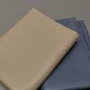Konssy Faux Leather Baby Changing Mat, Waterproof, Wipeable & Portable Diaper Changing Pad for Travel or Home, Fits Perfectly in Diaper Bag, 30 x 17 inches (Blue,Beige)