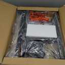 SONGMICS Double-Rod Clothes Rack with Wheels, 38.8 Inches Garment Rack with Shelf for Hanging Clothes, Loads up to 220 lb, for Bedroom, Closet, Rustic Brown and Ink Black UHSR152B01