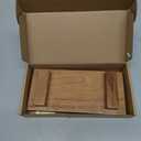 X-Small 8.5" Acacia Wood Riser Pedestal Stand, Farmhouse Bathroom and Kitchen Sink Decor, Decorative Wood Tray for Counter, Soap Dish Holder, Vanity Tray (XS: 8.5" x 4.0" x 1.57")