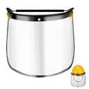 VALICLUD Transparent Protective Visor for Hard Hat Face for Grinding Polishing Cutting Safety Shield for Construction and Woodworking