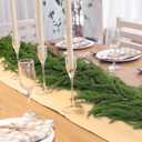 10 Ft Christmas Garland - Cedar Garland Real Touch Pine Garlands Christmas Decorations for Home Dining Table Mantel Porch Winter Christmas Decor (10FT Afloral Norfolk)